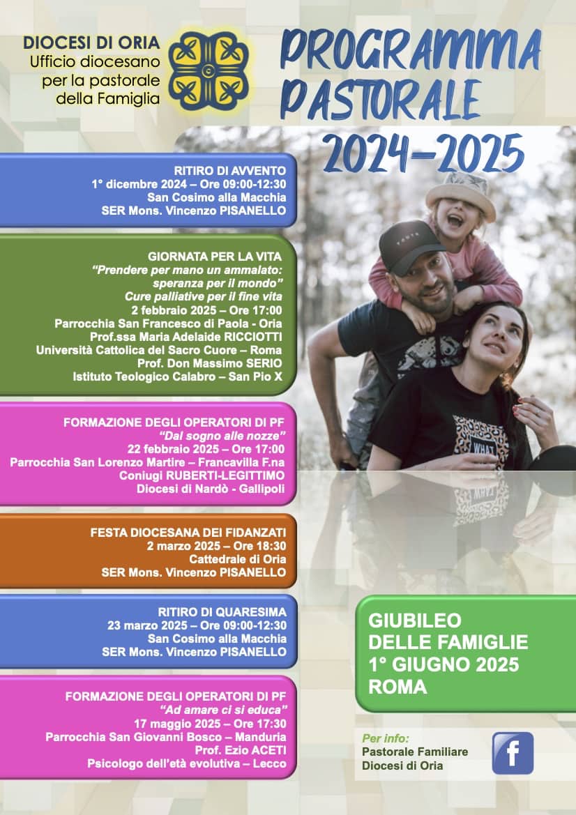 Programma Pastorale Familiare 2024/2025